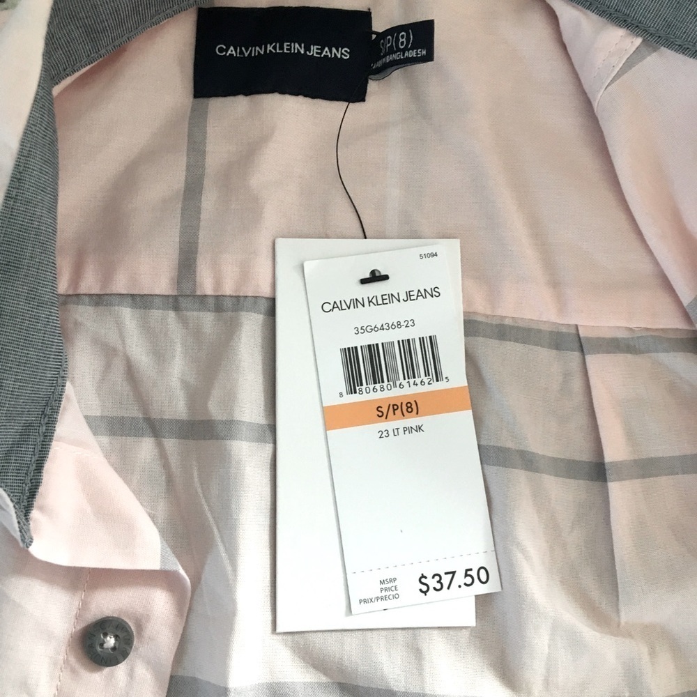 Calvin Klein jeans shirt ZS s/p (8) very soft - Picture 4 of 4